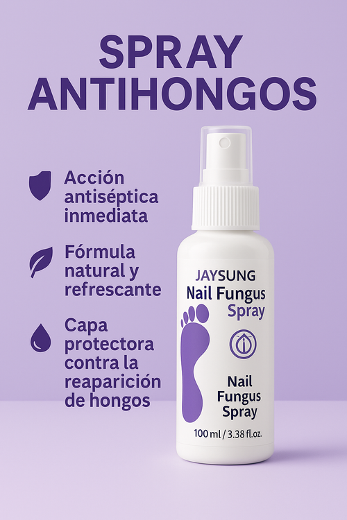 Spray Elimina Hongos de Uñas y Pies